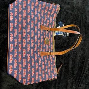 NCAA Ole Miss Zip Top Shopper - Dooney & Bourke